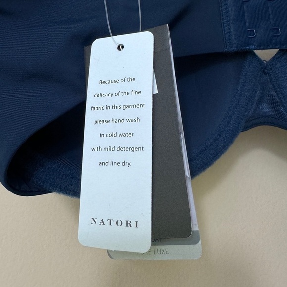 NEW Natori Pure Luxe Custom Coverage Contour Underwire Bra Spruce Seaport 32DD - Picture 9 of 9